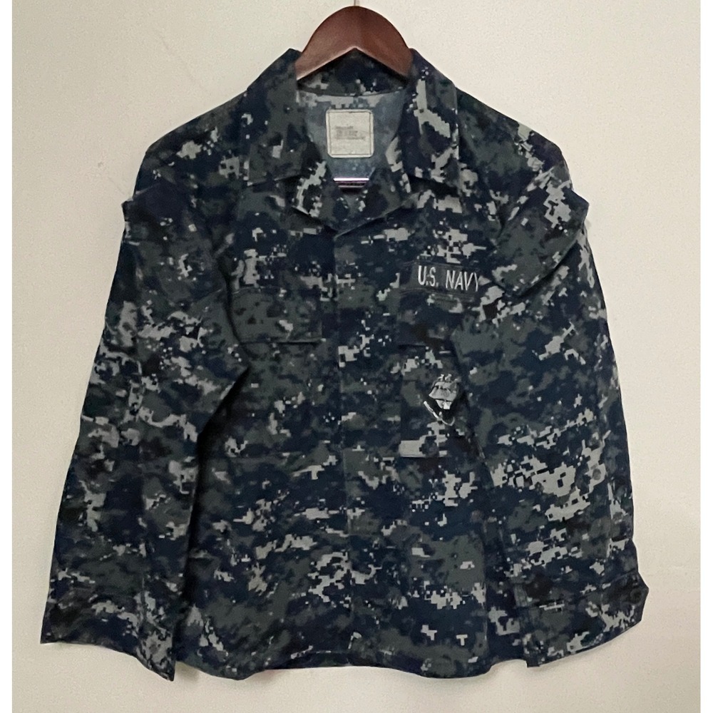 US Navy NWU Type I Digital Camo Working Uniform Blouse Small X-Short Utility